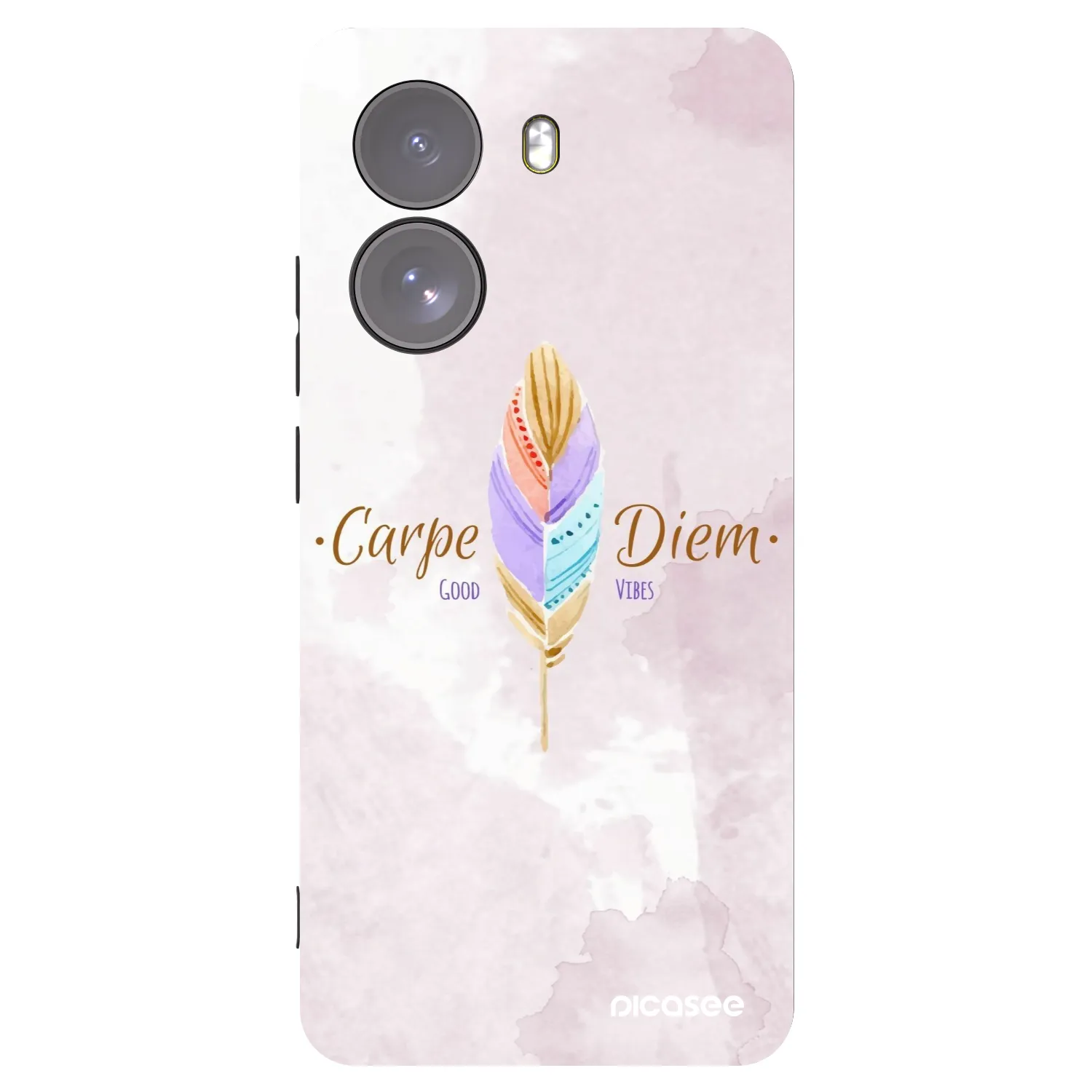 Picasee crna silikonska maskica za Xiaomi Poco X7 - Carpe Diem