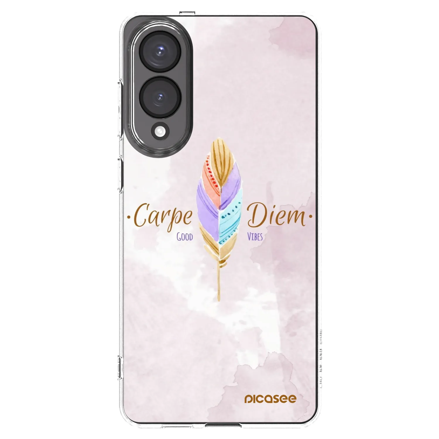 Picasee silikonska prozirna maskica za Samsung Galaxy S25 Edge 5G - Carpe Diem