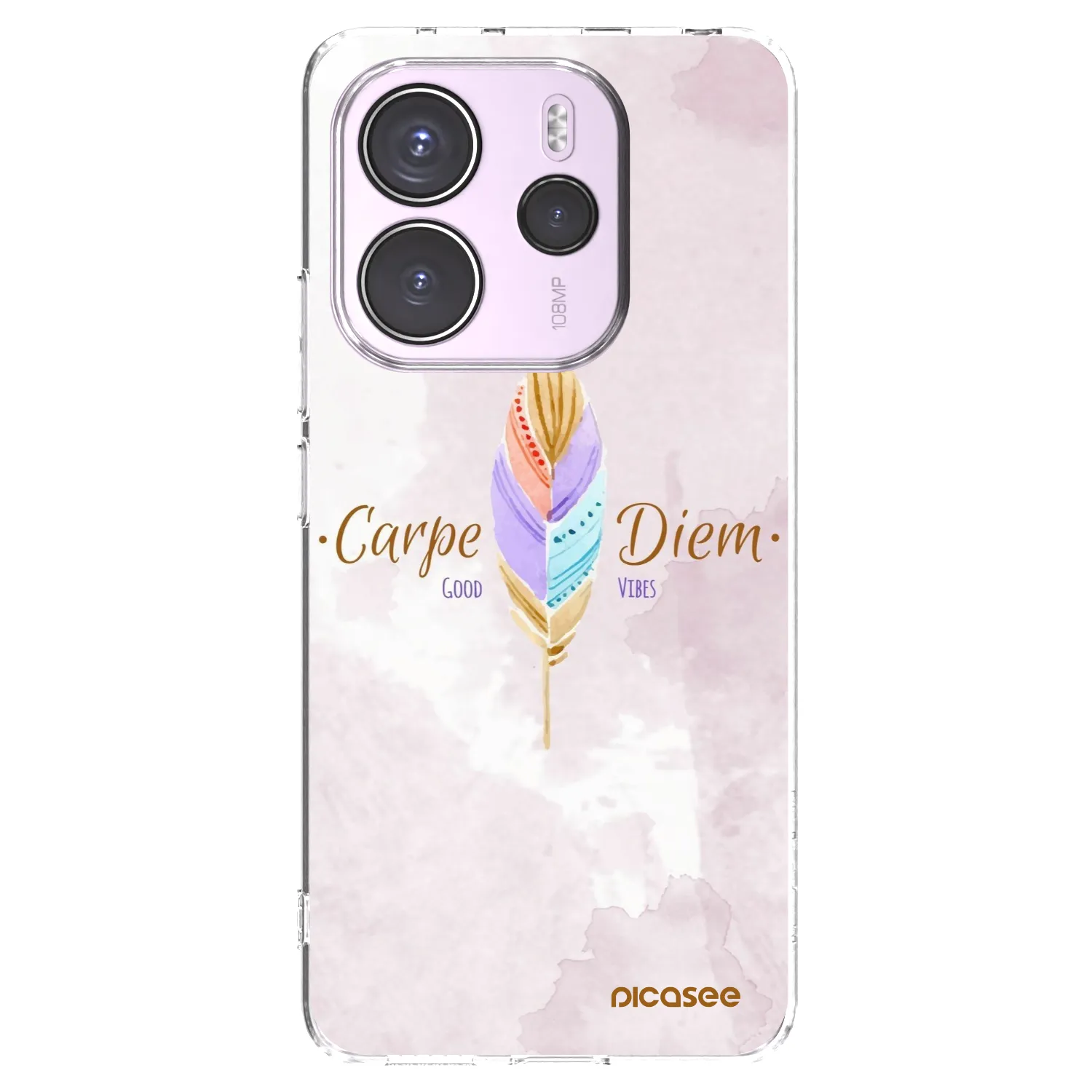 Picasee silikonska prozirna maskica za Xiaomi Redmi Note 14 4G - Carpe Diem