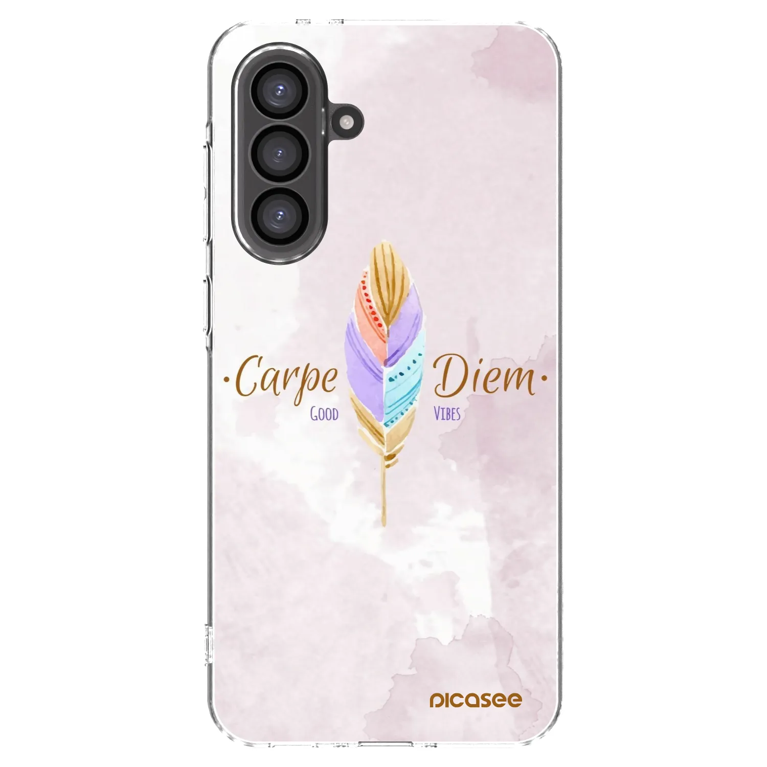 Picasee silikonska prozirna maskica za Samsung Galaxy A56 5G A566B - Carpe Diem