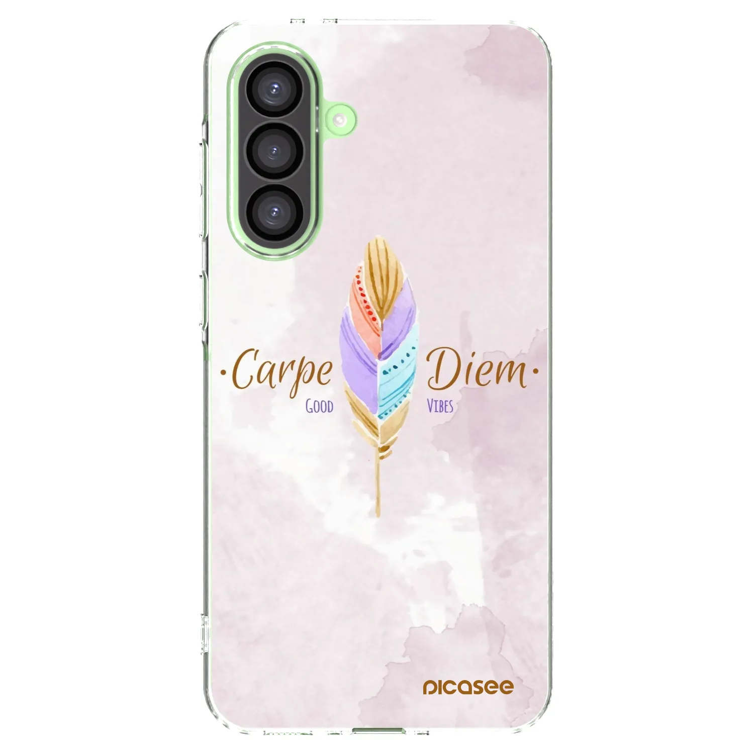 Picasee silikonska prozirna maskica za Samsung Galaxy A26 5G A266B - Carpe Diem
