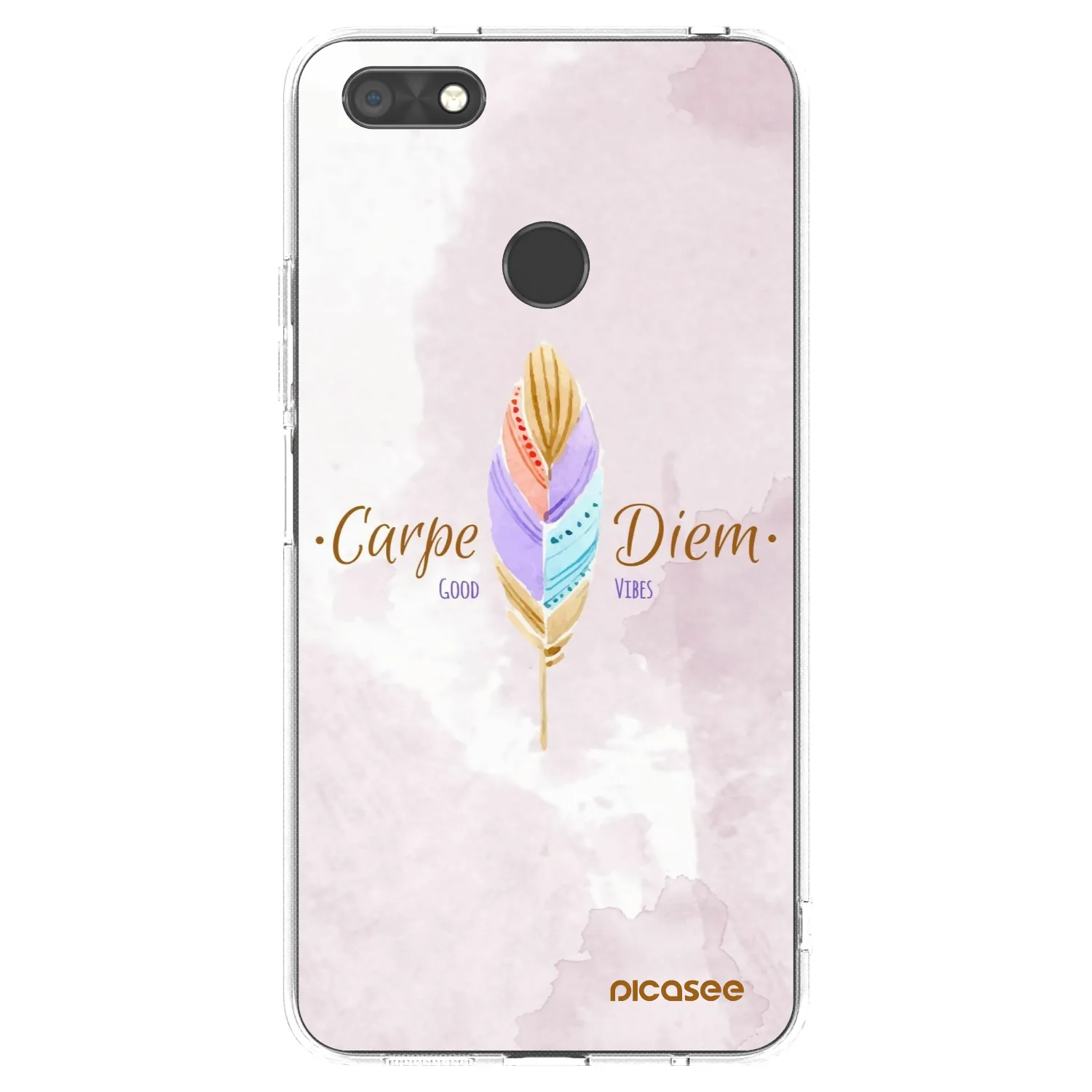 Picasee silikonska prozirna maskica za Huawei P9 Lite Mini - Carpe Diem