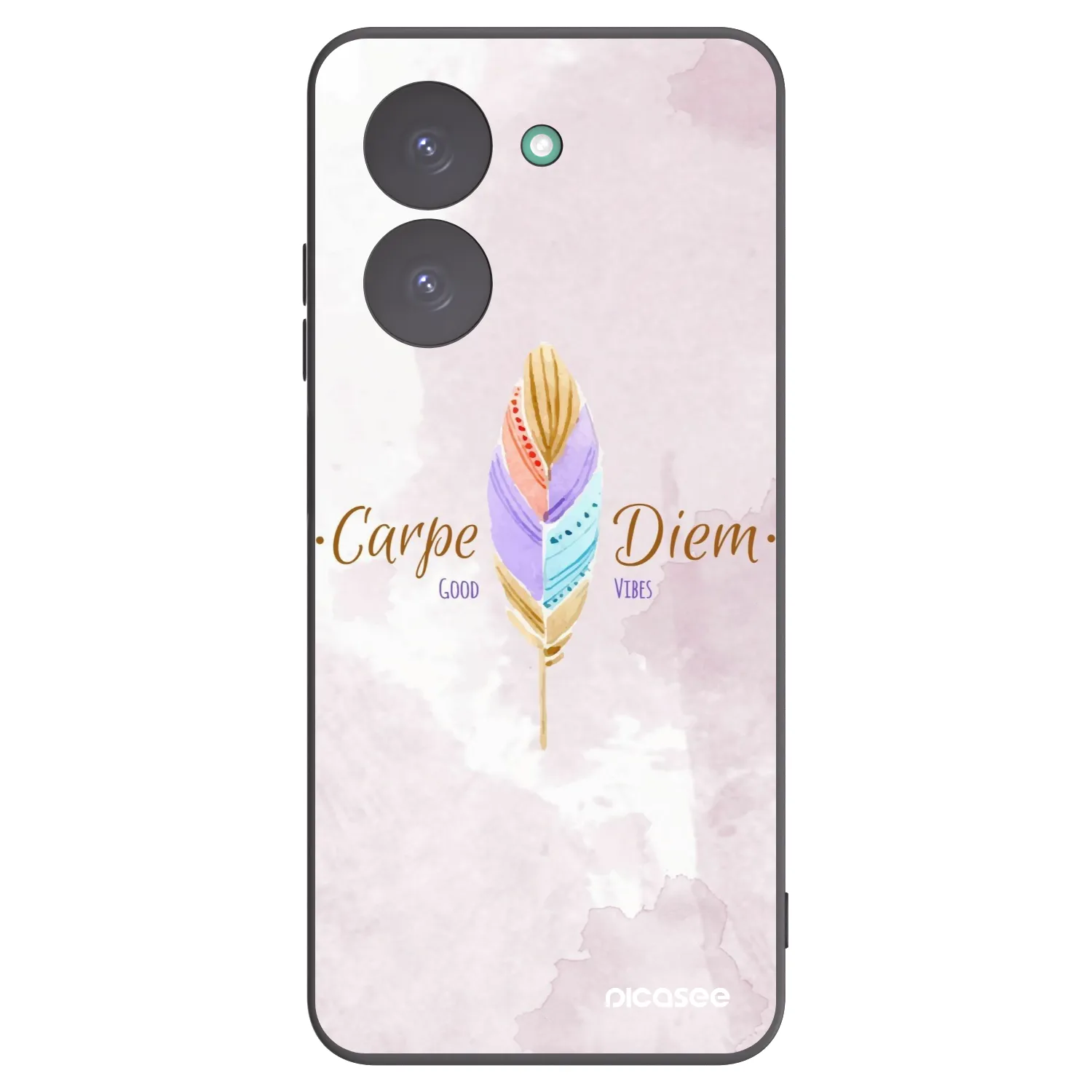 Picasee crna silikonska maskica za Xiaomi Redmi A5 - Carpe Diem