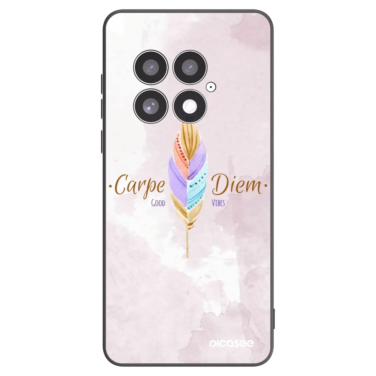 Picasee crna silikonska maskica za OnePlus 13 5G - Carpe Diem