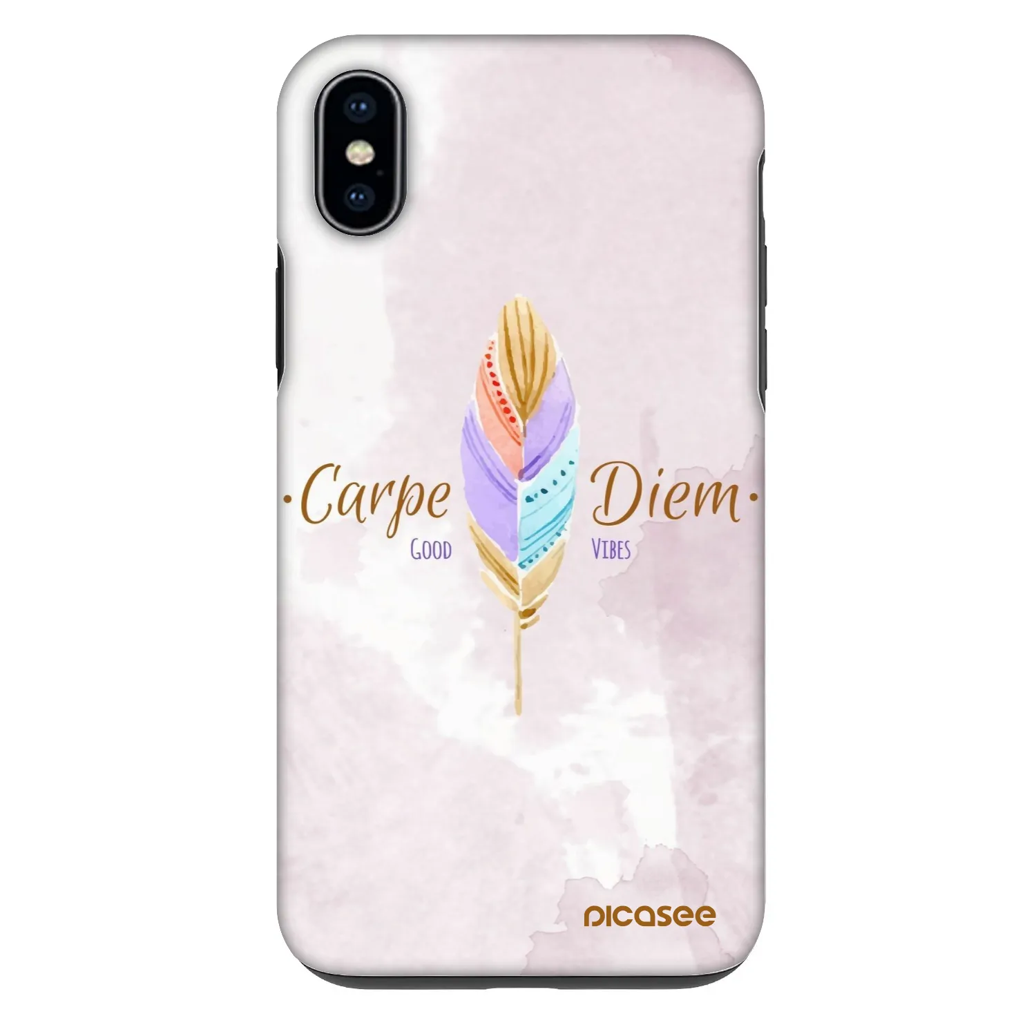 Picasee Fashion Case za Apple iPhone XS Max - Carpe Diem