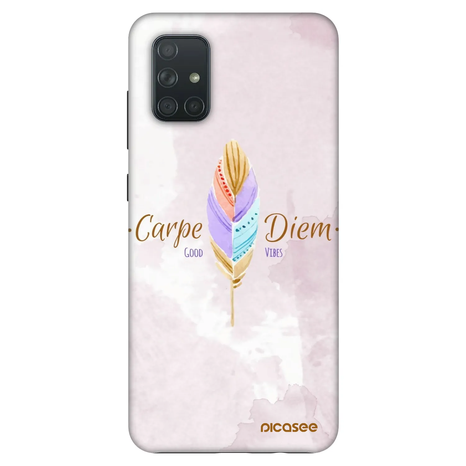 Picasee Fashion Case za Samsung Galaxy A71 A715F - Carpe Diem