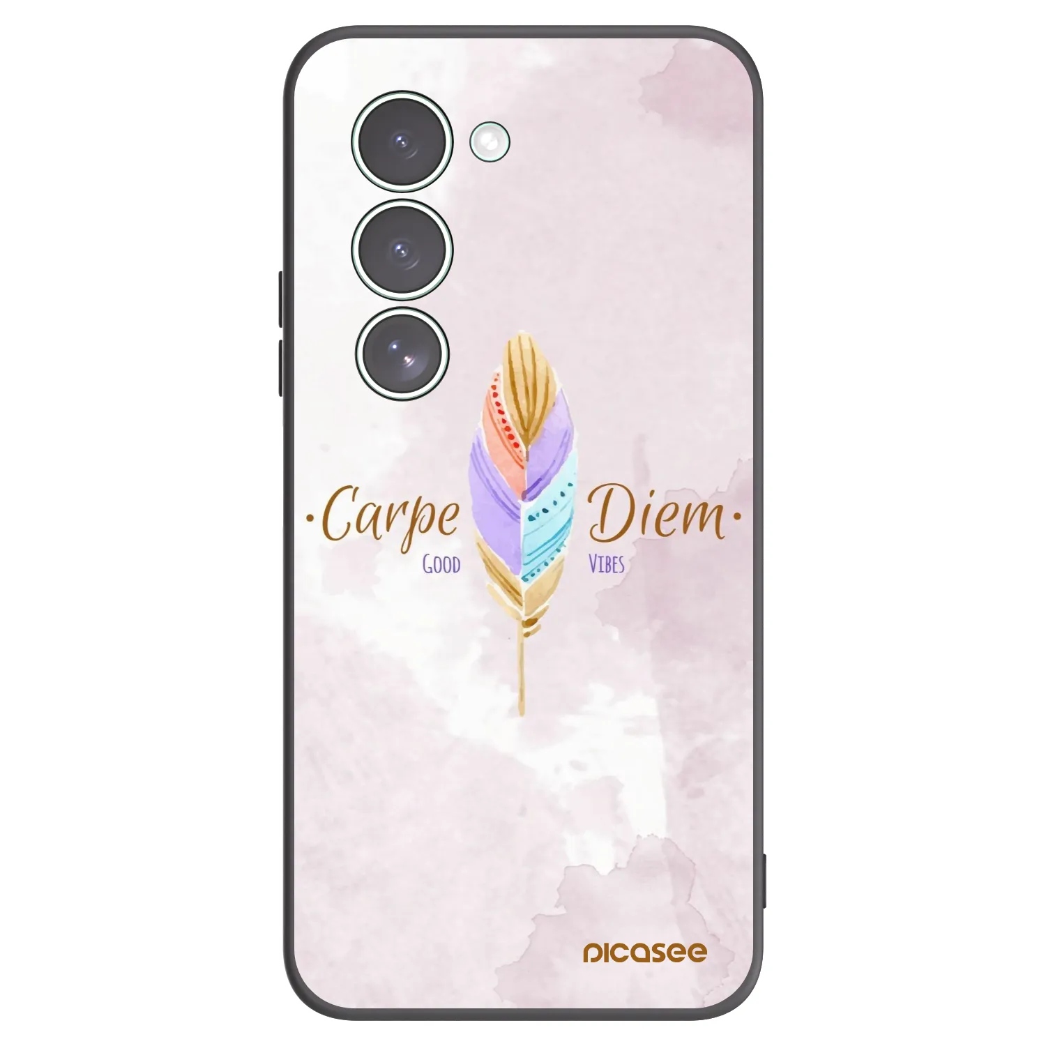 Picasee crna silikonska maskica za Xiaomi Redmi 15 5G - Carpe Diem