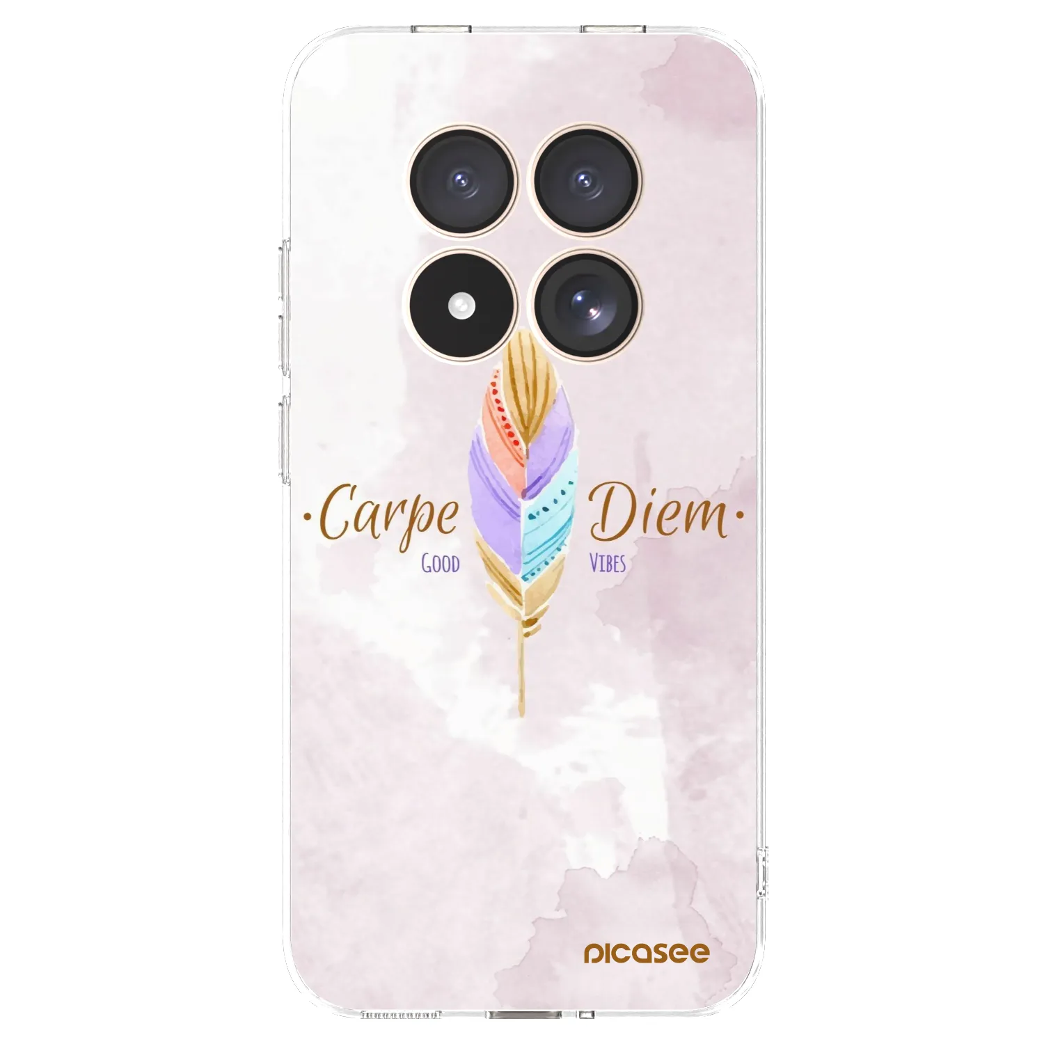 Picasee silikonska prozirna maskica za Xiaomi Redmi Note 15 Pro 4G - Carpe Diem