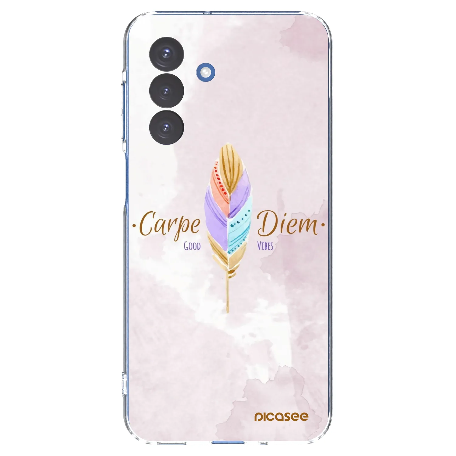 Picasee silikonska prozirna maskica za Samsung Galaxy A17 5G - Carpe Diem