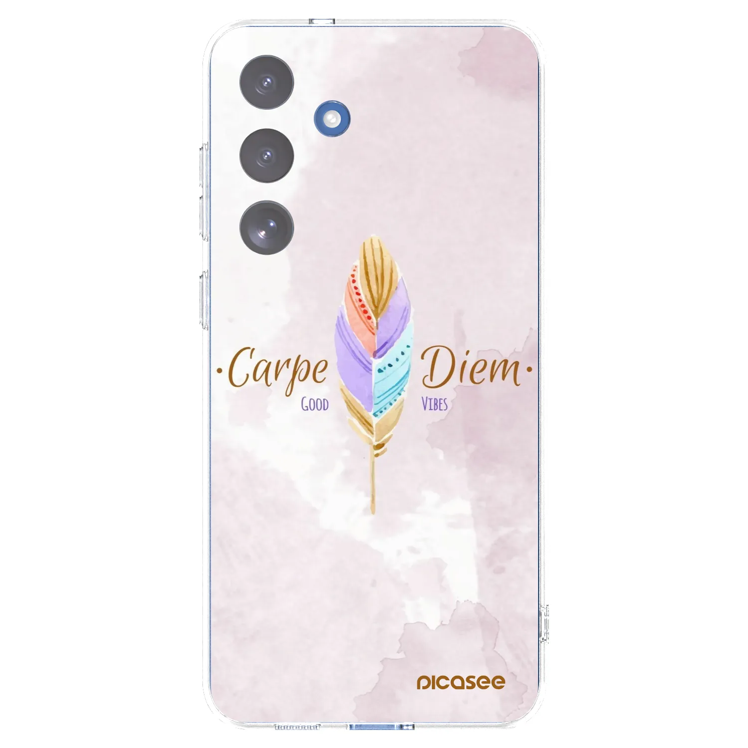 Picasee silikonska prozirna maskica za Samsung Galaxy S25 FE 5G - Carpe Diem