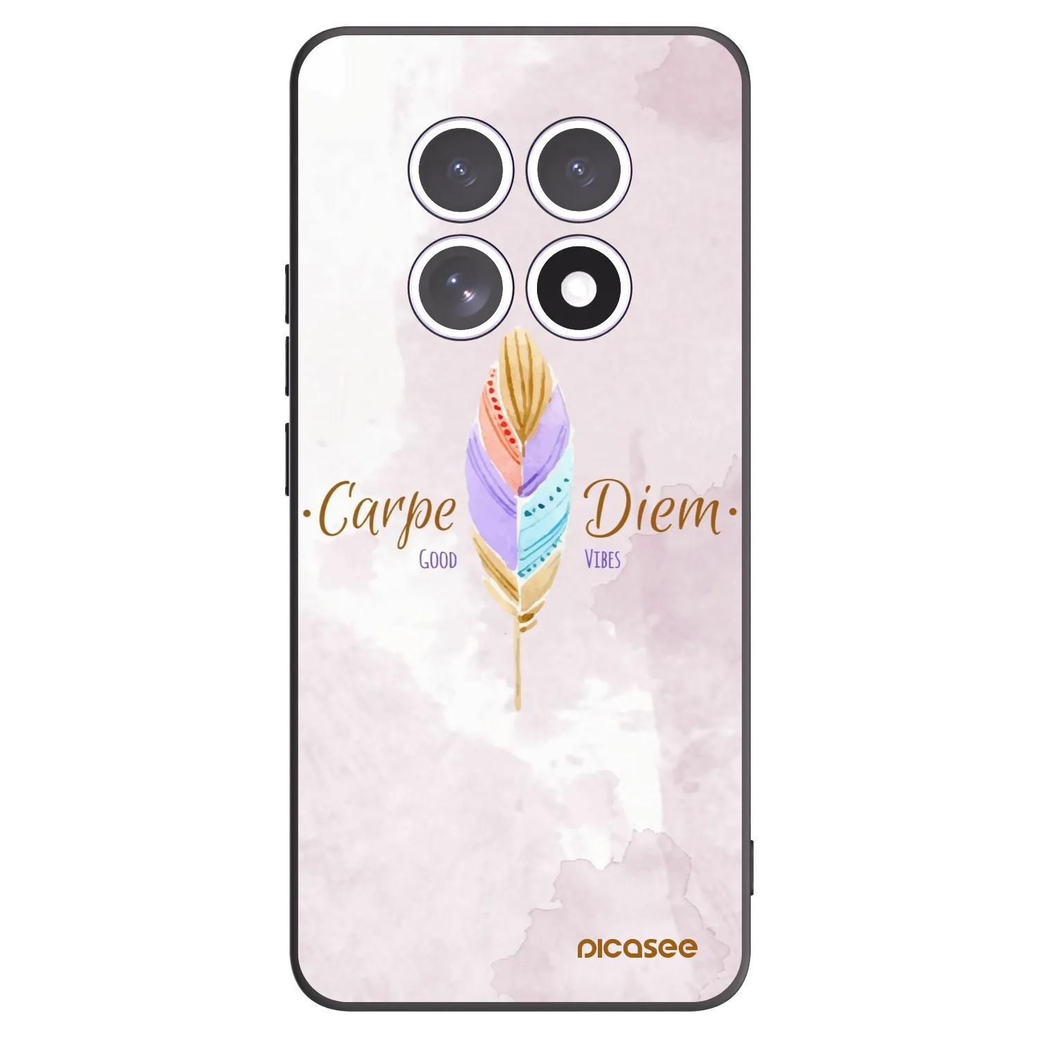 Picasee crna silikonska maskica za Xiaomi Redmi Note 15 - Carpe Diem