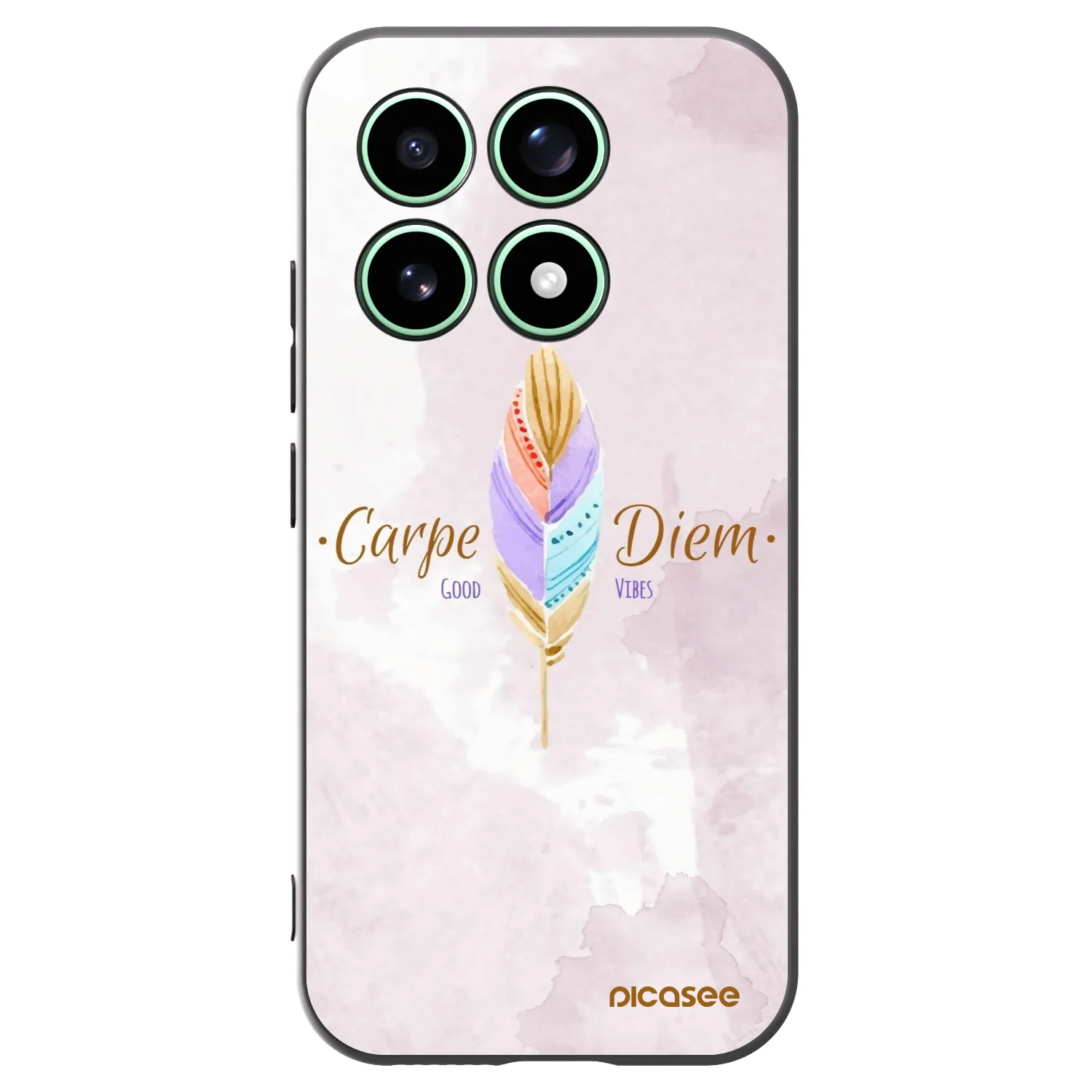 Picasee crna silikonska maskica za Xiaomi 17 - Carpe Diem