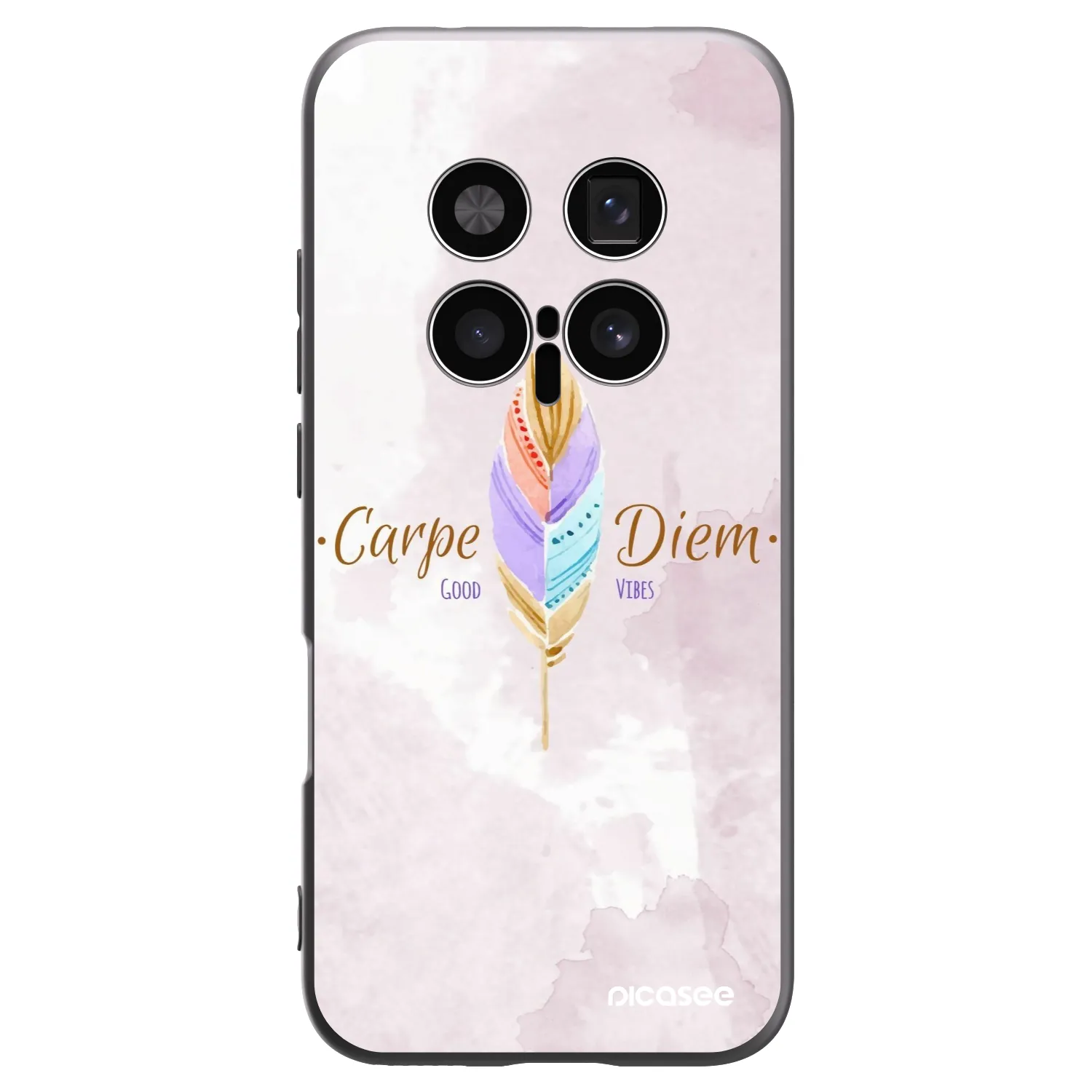 Picasee crna silikonska maskica za Honor Magic8 Pro 5G - Carpe Diem