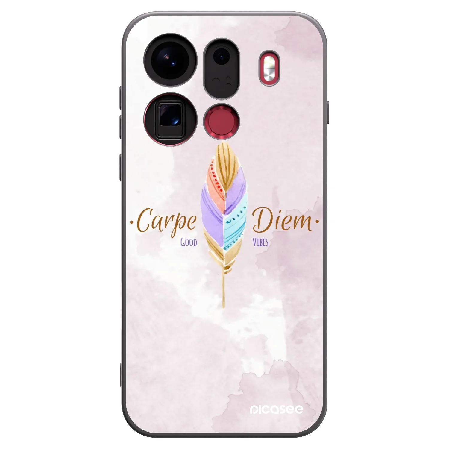 Picasee crna silikonska maskica za OPPO Find X9 Pro - Carpe Diem