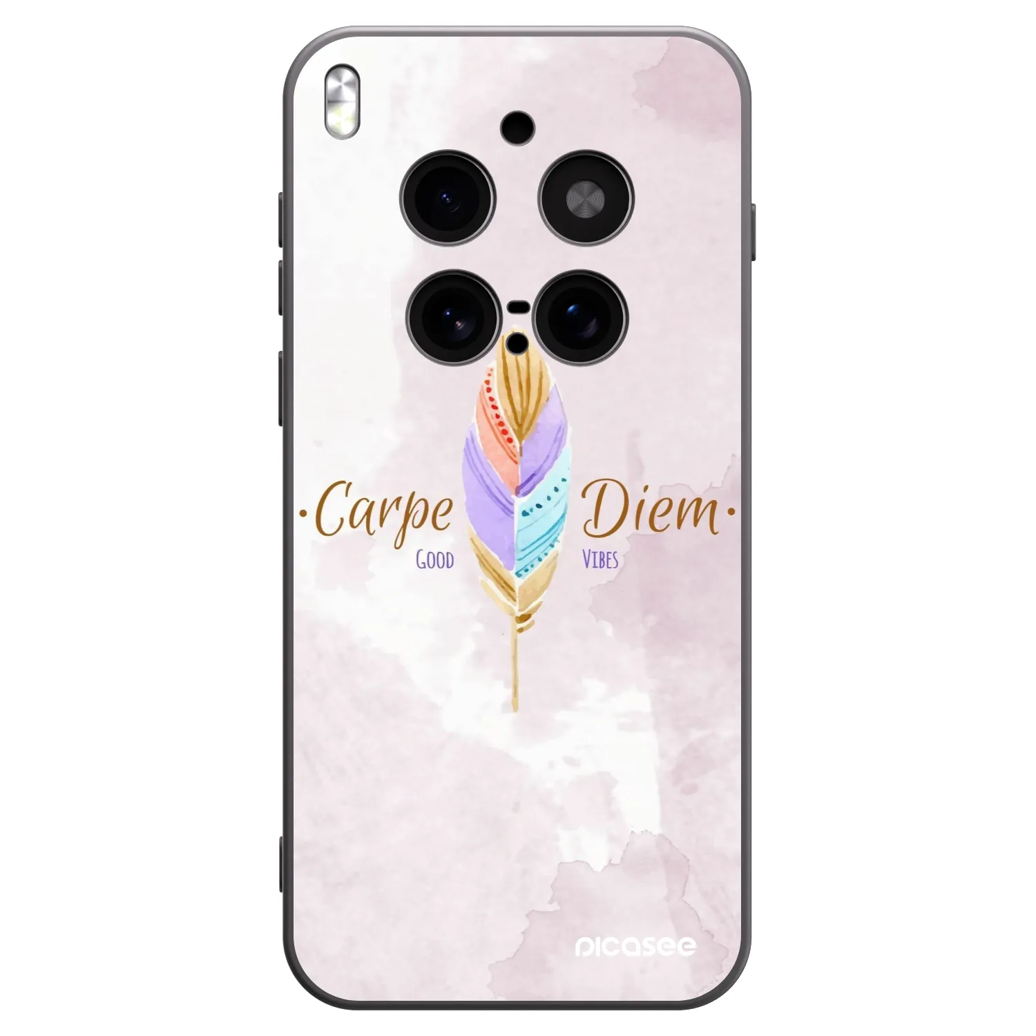 Picasee crna silikonska maskica za Vivo X300 Pro - Carpe Diem