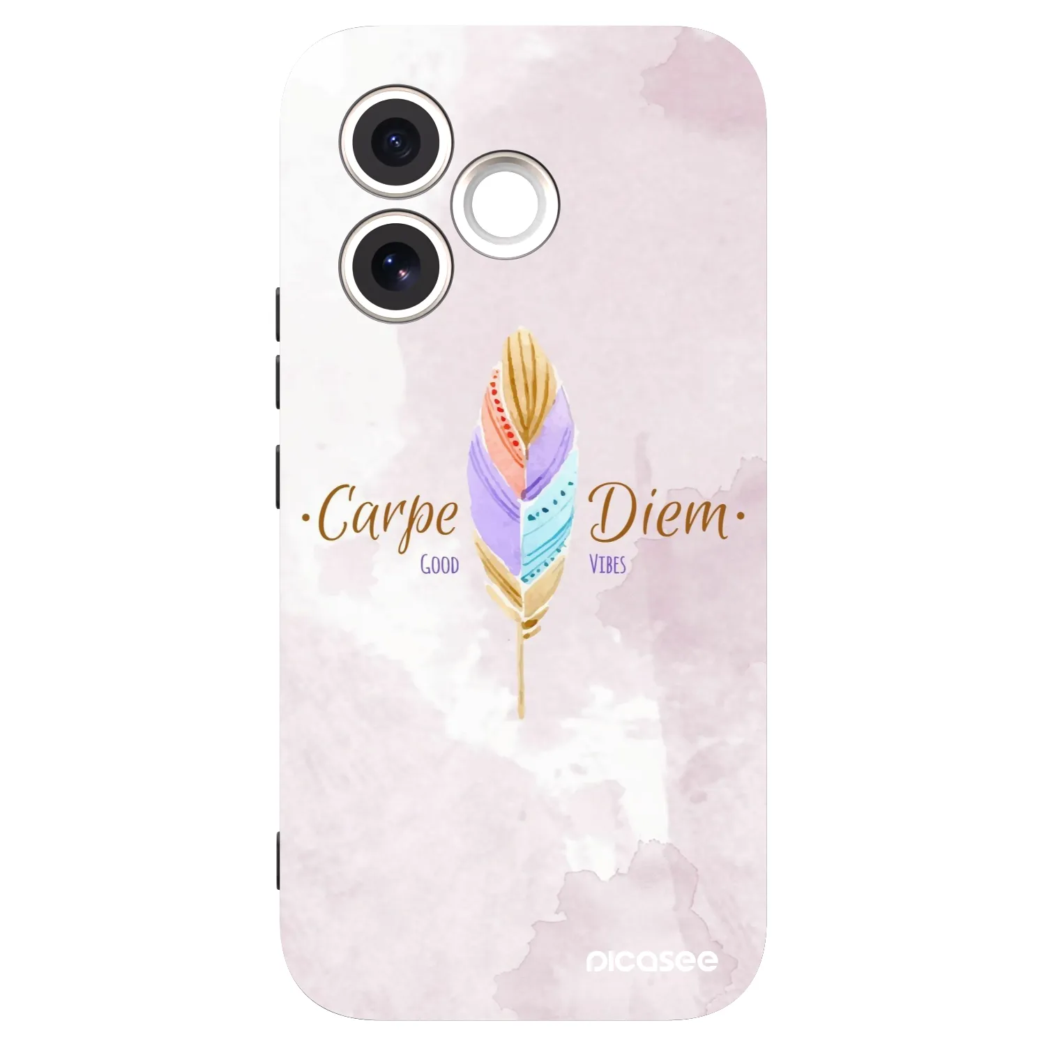Picasee crna silikonska maskica za Honor 600 Lite - Carpe Diem