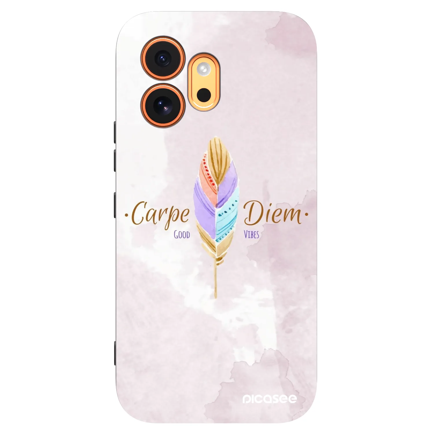 Picasee crna silikonska maskica za Honor 600 - Carpe Diem