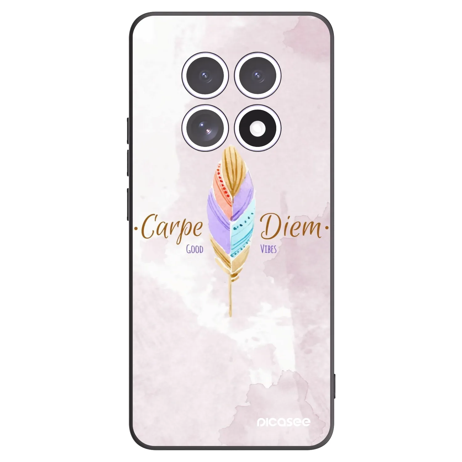 Picasee crna silikonska maskica za Xiaomi Redmi Note 15 5G - Carpe Diem