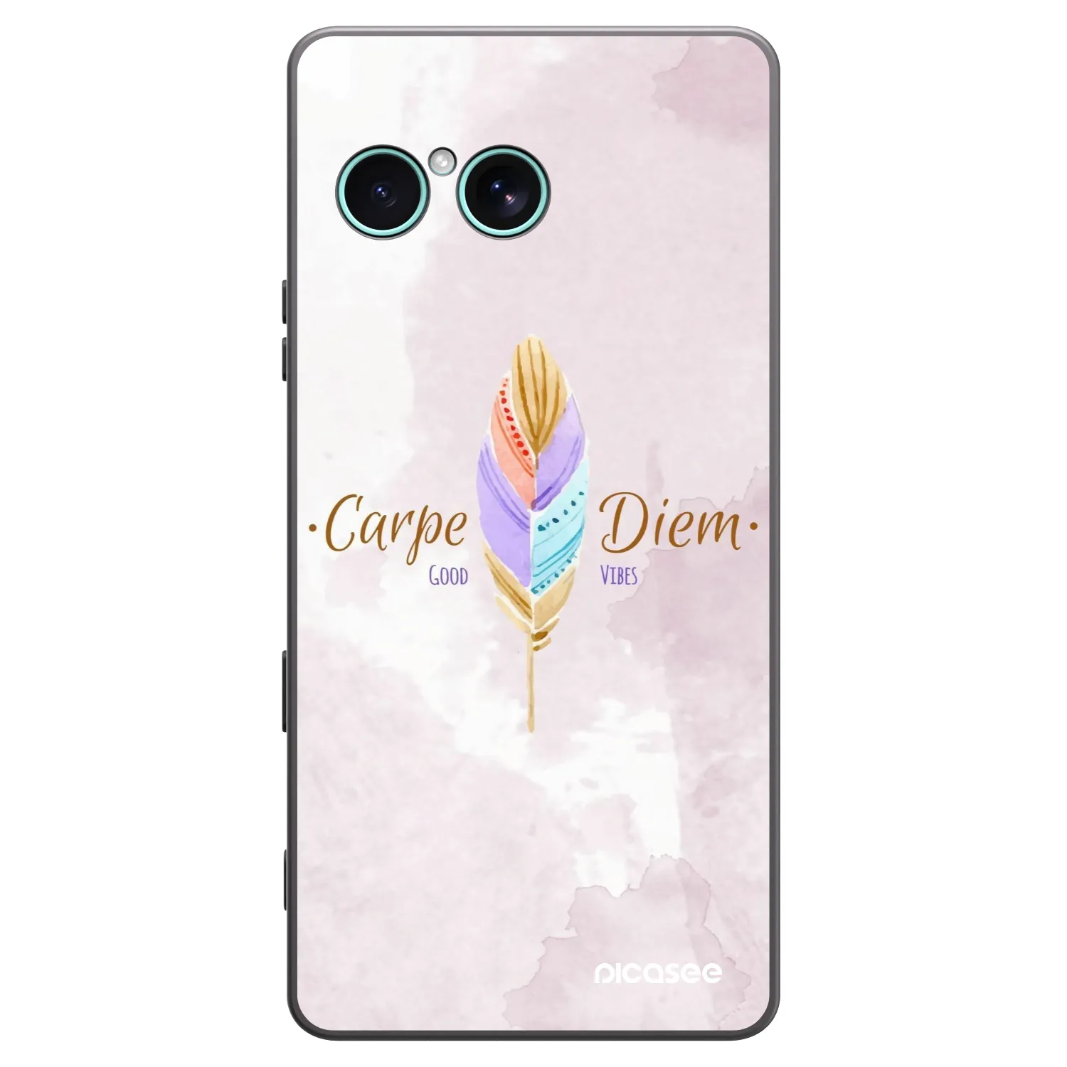 Picasee crna silikonska maskica za Sony Xperia 10 VII - Carpe Diem