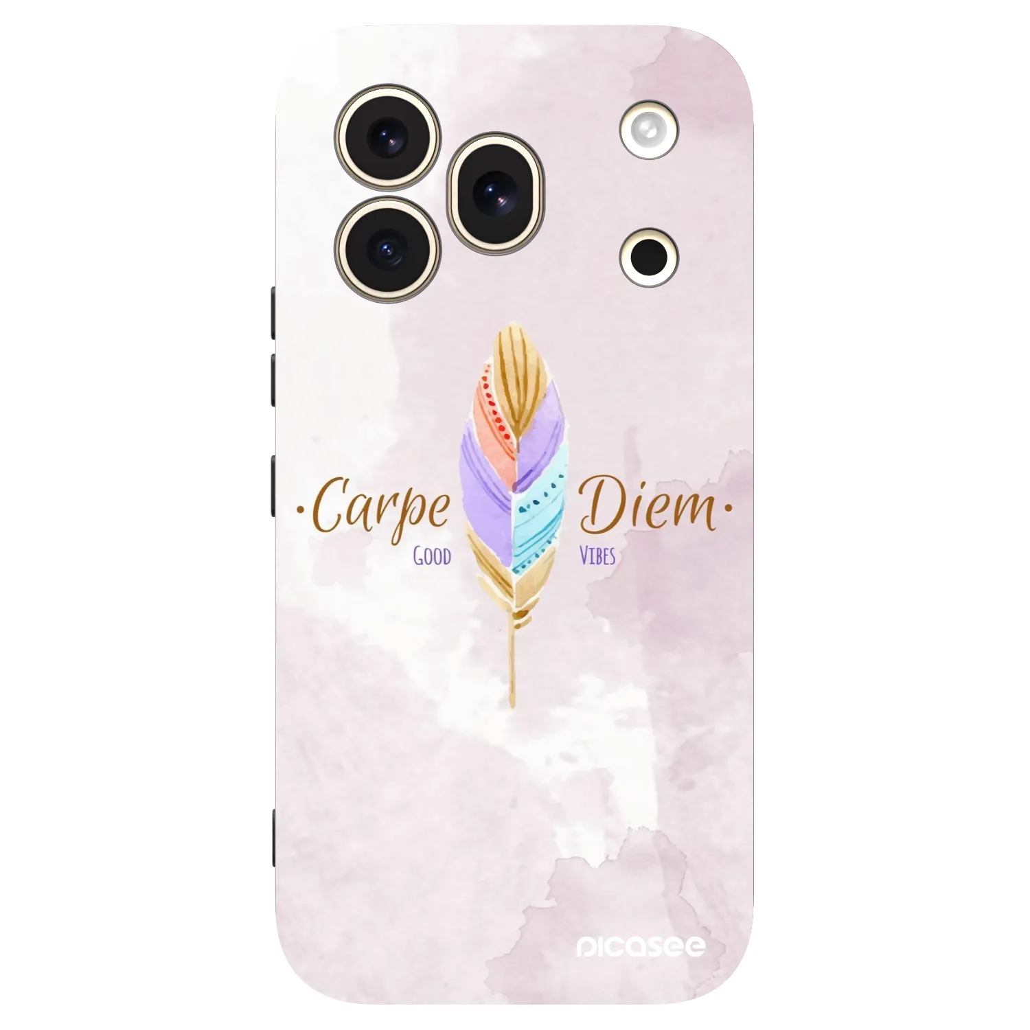 Picasee crna silikonska maskica za Honor 600 Pro - Carpe Diem