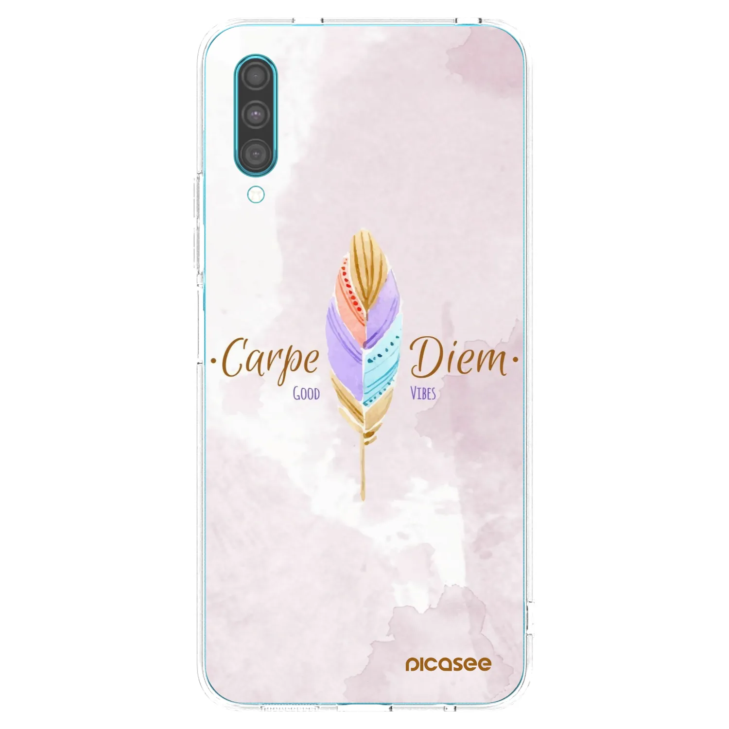 Picasee silikonska prozirna maskica za Samsung Galaxy A30s A307F - Carpe Diem