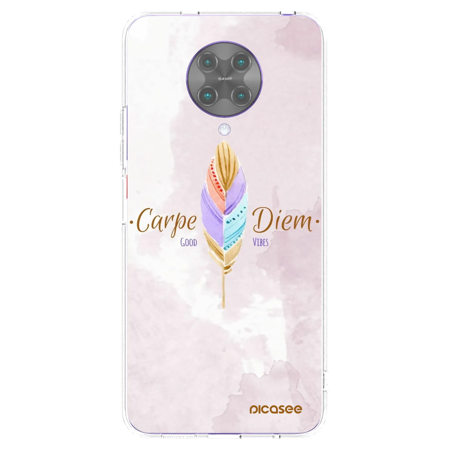 Picasee silikonska prozirna maskica za Xiaomi Poco F2 Pro - Carpe Diem