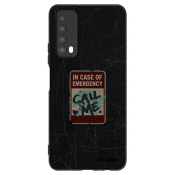 Picasee crna silikonska maskica za Huawei P Smart 2021 - EMERGENCY