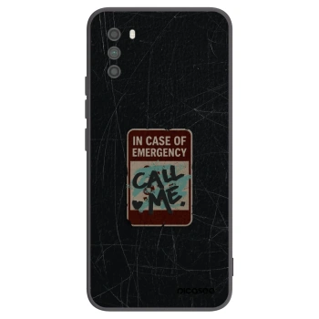 Picasee crna silikonska maskica za Xiaomi Poco M3 - EMERGENCY