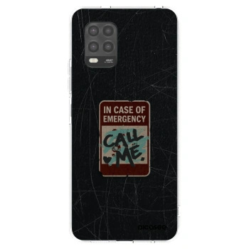 Picasee silikonska prozirna maskica za Xiaomi Mi 10 Lite - EMERGENCY