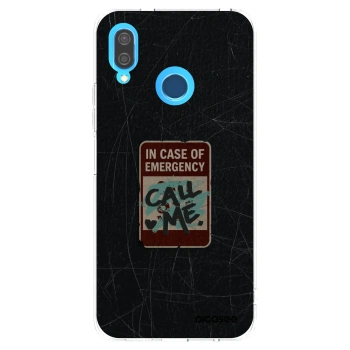 Picasee silikonska prozirna maskica za Huawei P20 Lite - EMERGENCY