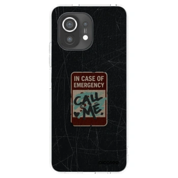 Picasee silikonska prozirna maskica za Xiaomi Mi 11 - EMERGENCY