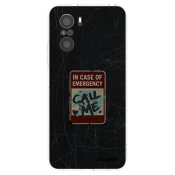 Picasee silikonska prozirna maskica za Xiaomi Poco F3 - EMERGENCY