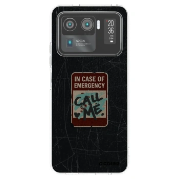 Picasee silikonska prozirna maskica za Xiaomi Mi 11 Ultra - EMERGENCY