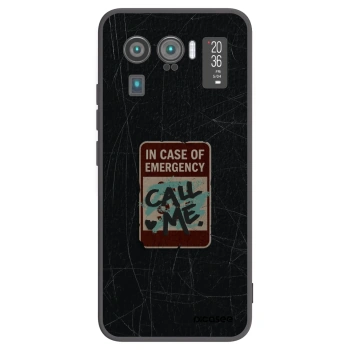 Picasee crna silikonska maskica za Xiaomi Mi 11 Ultra - EMERGENCY
