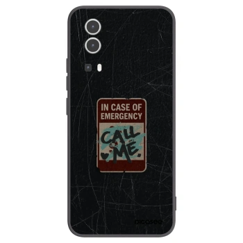 Picasee crna silikonska maskica za Vivo Y72 5G - EMERGENCY