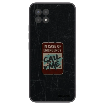 Picasee crna silikonska maskica za Realme 8i - EMERGENCY