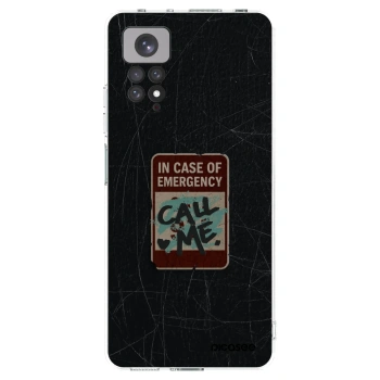 Picasee silikonska prozirna maskica za Xiaomi Redmi Note 11 - EMERGENCY