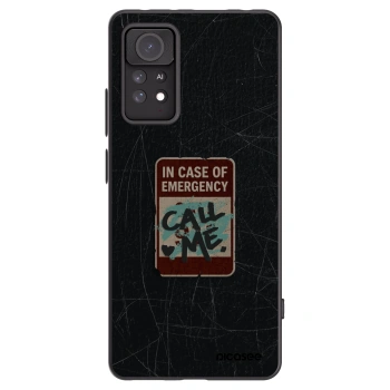 Picasee crna silikonska maskica za Xiaomi Redmi Note 11 Pro - EMERGENCY
