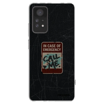 Picasee silikonska prozirna maskica za Xiaomi Redmi Note 11 Pro - EMERGENCY