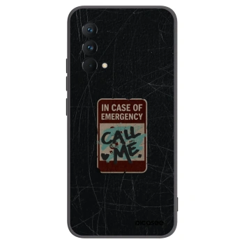 Picasee crna silikonska maskica za Realme GT Master Edition 5G - EMERGENCY