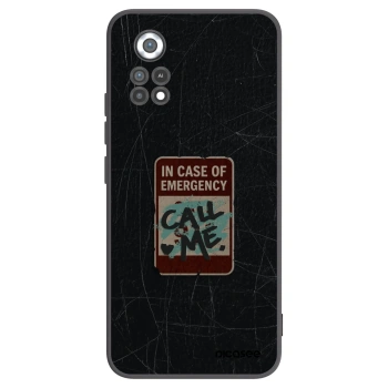 Picasee crna silikonska maskica za Xiaomi Poco X4 Pro 5G - EMERGENCY