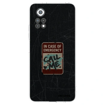 Picasee silikonska prozirna maskica za Xiaomi Poco X4 Pro 5G - EMERGENCY