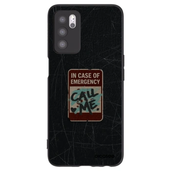 Picasee crna silikonska maskica za OPPO A16 - EMERGENCY