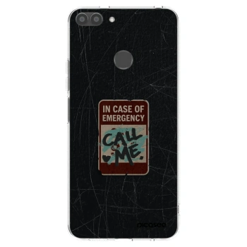 Picasee silikonska prozirna maskica za Huawei P Smart - EMERGENCY