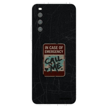 Picasee silikonska prozirna maskica za Sony Xperia 10 IV 5G - EMERGENCY