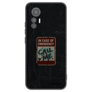 Picasee crna silikonska maskica za Xiaomi 12 Lite - EMERGENCY