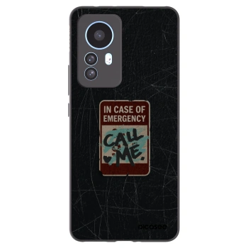 Picasee crna silikonska maskica za Xiaomi 12T Pro - EMERGENCY