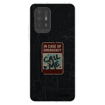 Picasee silikonska prozirna maskica za OPPO A94 5G - EMERGENCY