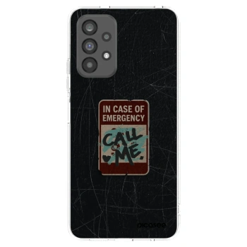 Picasee silikonska prozirna maskica za Samsung Galaxy A73 5G - EMERGENCY