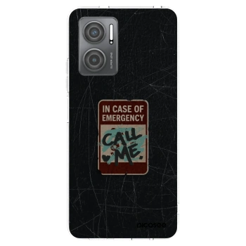 Picasee silikonska prozirna maskica za Xiaomi Redmi 10 5G - EMERGENCY